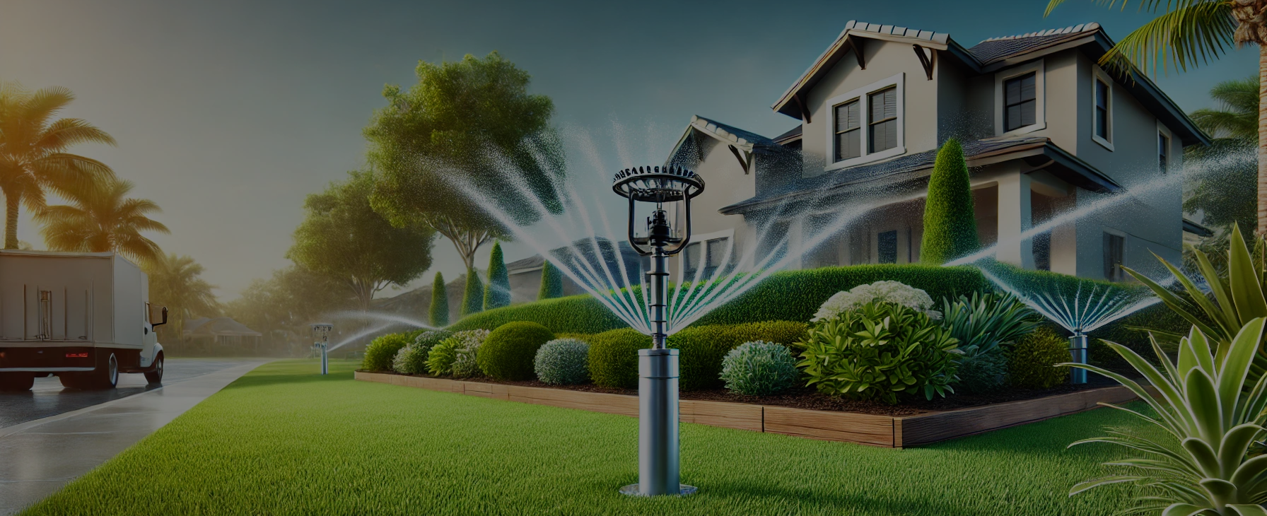 Precision irrigation systems designed to save water and maintain a vibrant landscape.


